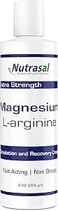 Nutrasal Magnesium L- Arginin Cream - 8oz