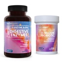 BioEmblem Probiotics for Women & Men – 55 Billion CFU with Prebiotics, Postbiotics & Digestive Enzymes - 10 Enzymes