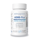 Bioteknologi Forskning ADB5- Plus support sund binyrebarkfunktion, Support Cortisol Niveauer, Positiv reaktion på stress, Sund energi Niveauer 90 tabletter