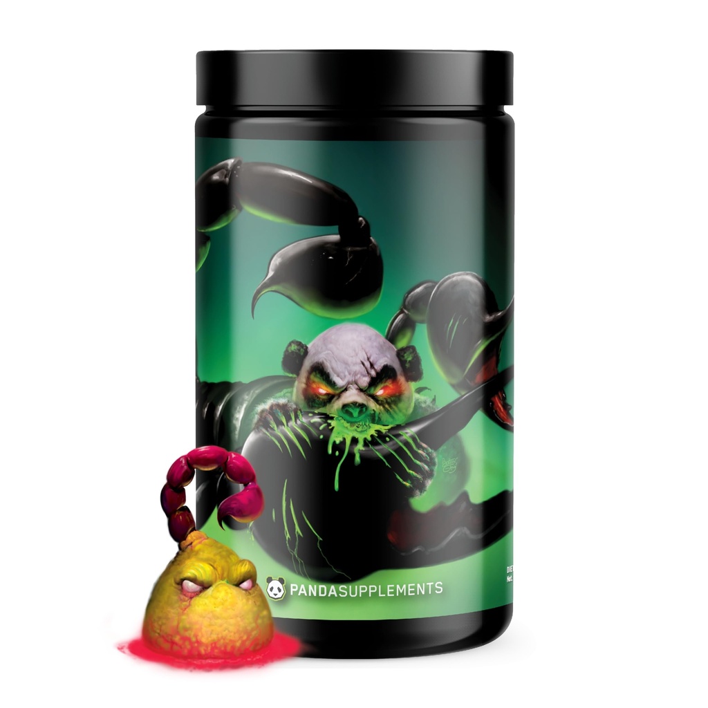 Underground Bio Labs: Panda Supps Pandamic, Extreme Pre Workout for Maximum Performance, Pump, and Focus (40 Scoops) (Sour Pink Lemonade)