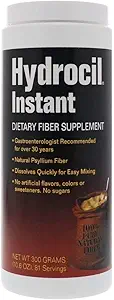 Instant Dietary Fiber Supplement 10.6 oz (pakke med 3)