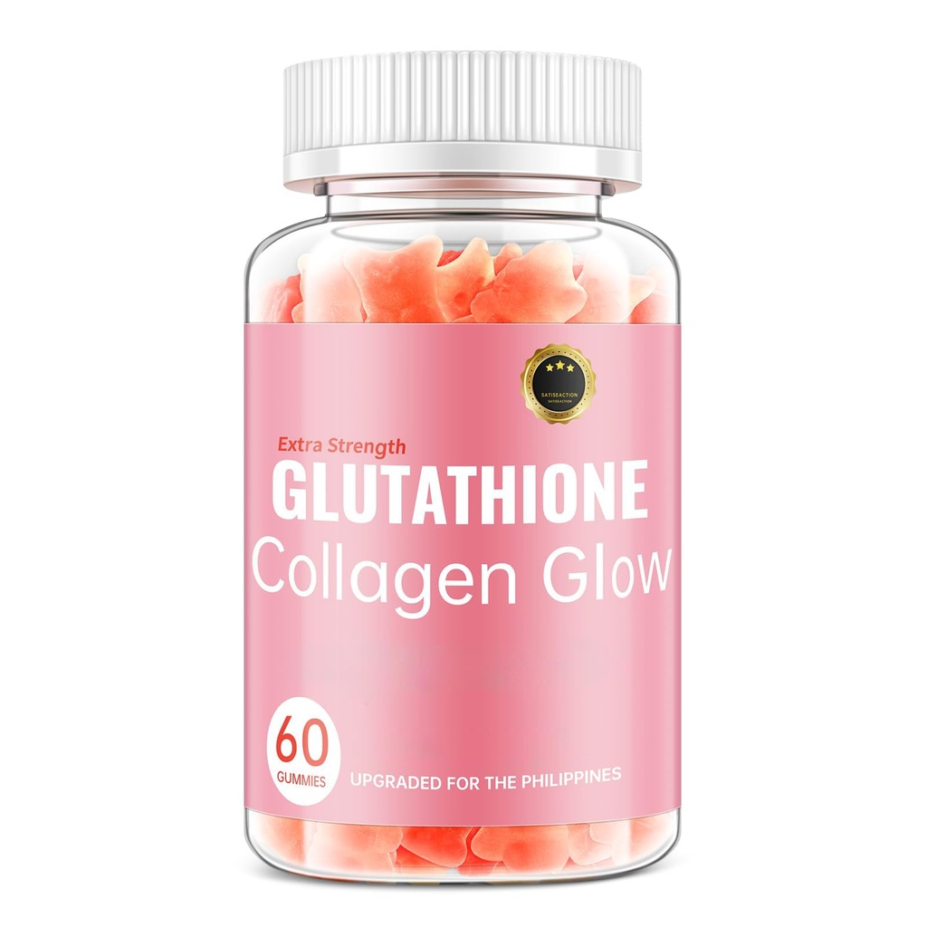 Glutathione Collagen Glow Gummies for Women, Glutathione Collagen Glow Gummies for Dark Spot, 60/120Pcs Korean Organic Glow Beauty Collagen for Skin Care Anti-Aging (1)