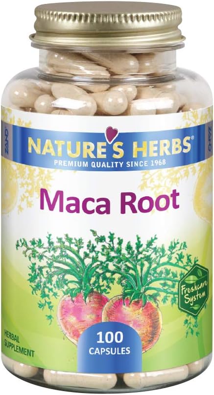 Naturens urter Maca Root, 500 mg, 100 kapsler