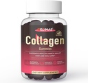 Collagen Peptide Gummies for Women and Men with Vitamins A, C, D3 and Biotin, 1700mg Collagen Chewable Gummies, Convenient Daily Adult Supplement, Soft Fruity Gummies, 60 Count