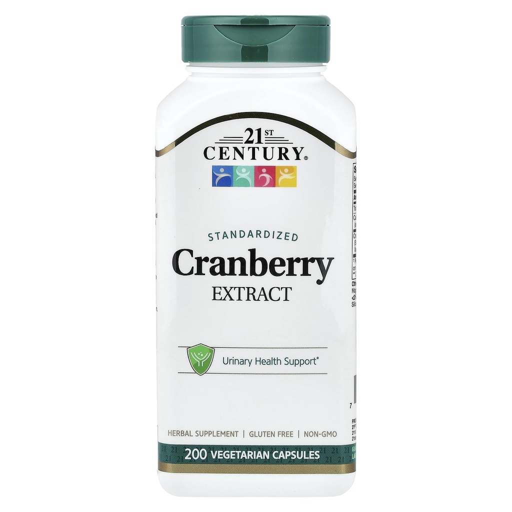 21. århundrede Healthcare, Inc Cranberry Extract Kapsler, 200 Greve