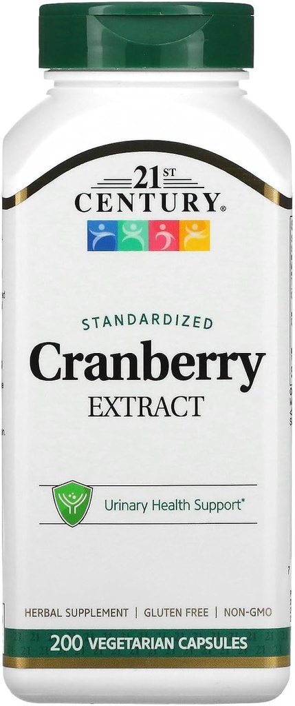 21. århundrede Healthcare, Inc Cranberry Extract Kapsler, 200 Greve