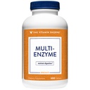 The Vitamin Shoppe Digestive Enzymes - Complete Multi-Enzyme Formula | Protein Fat Carb Digestion | 600 Tablets | Plant-Based