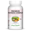 Digestive Enzymes Supplement – Plant-Based Digestive Enzymes for Women & Men – Aids Digestion of Protein, Fat, Carbs & Fiber – Supports Gut Health, Gas & Bloating Relief – Enzymax Complex 120 Capsules
