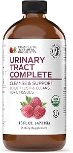 Komplet Natural Urinary Tract Complete 12oz - Flydende supplement til Urinary Tract Sundhed med Økologisk Tranebær, D-Mannose, Beet Root, Fennel frø, og gurkemeje