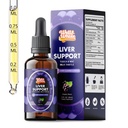 Liver Support Liquid Drops Supplement | TUDCA Drops Liver Cleanse & Detox with Milk Thistle, NAC, Dandelion, Artichoke & Glutathione for Detox, Bile Flow, and Digestive Health | Vegan & Non-GMO | 60ML