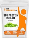 Bulkadditions.com Soy Protein Isolate Powder - Vegan Protein Powder, Unflavored - Pure & Gluten Free, 30g per Serving, 250g (8,8 oz) (pakning med 1)