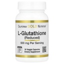 California Gold Nutrition L- Glutathion (Reduceret), 500 mg, 30 Veggie Capsules