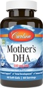 Carlson - Mors DHA, 500 mg DHA, Prenatal Support, Foster Development & immunforsvar, 60 Softgels