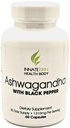 Innate Skin Health Body Ashwagandha Extra Strength 1300mg Stress & Mood Support with Organic Black Pepper Extract for Maximum Absorption - Non GMO Formula, 60 Vegetarian Capsules