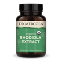Dr. Mercola Rhodiola Extract, 30 Serveringer (30 kapsler), Kosttilskud, Understøtter Mood and Stress Management, Non- GMO, Certified USDA Organic