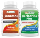 Bedste Naturals Kanel 500 mg & Berberine Plus 1000mg