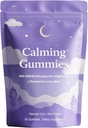 Calming Gummies, Relaxation Support Supplement with Ashwagandha, Magnesium, L-Theanine & Lemon Balm, Naturally Calm, Non-Drowsy, Dietary Supplement, 60 Gummies