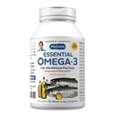 ANDREW LESSMAN Essential Omega-3 Orange - 60 Softgels - Ultra-Pure, High Potence Omega-3 Olies. Høj DHA, ingen stomach, ingen kontaminanter, ingen kviksølv. Lille let at synke bløddele