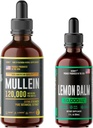 HERBIFY Bundle - Mullein Leaf Extract & Lemon Balm - Respiratory Support & Brain Support