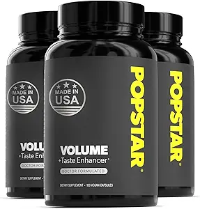 POPSTAR Labs Semaen Volume Booster - Mænds Semaen Health & Fertilitet Supplement - Læge Formuleret til at øge belastning Volumen - Made in USA - Non- GMO, Organic, Vegan - 360 Kapsler - (3 måneder Tilgang)