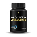 HUMANX Lactobacillus Gasseri & Reuteri + 20 Millioner CFU Plus Organic Prebiotics and Punicaligans - Probiotiske kosttilskud - USA Made - Non- GMO - Performance Driven Delayed Release Capsule