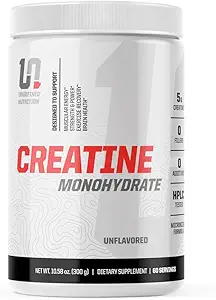 Udefineret Nutrition Creatinine monohydrat af Brian Shaw (Unflavored, 60 Servere) - Nem blanding og Absorbing Mikronized Creatinine monohydrat pulver - Understøtter Muscular Energy, Power, og Brain Health