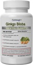 SuperiorLabs Ginkgo Biloba 1200 mg, Non- GMO, Sort Pepper for Øget Absorption, Ginkgo Extract, Forbedrer hukommelse & fokus, cirkulering Booster, Natural Antioxidant Nootrope, 120 Veg Caps