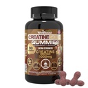 WellBoost Creatine Gold – 5000mg Creatine Monohydrate, Vegan, Sugar-Free Gummies for Lean Muscle Growth, Endurance, Recovery & Energy (1 Month Supply) in Starwberry and Banana Flavour.
