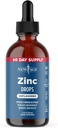 Ionic Zink Liquid Drops - Høj potens immunbooster Zink supplement, immunforsvar, kraftfulde naturlige antioxidant, ikke-GMO - af New Age (Væske 2 OZ), pakke med 1