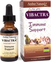 Amber NaturalZ Vibactra immunforsvar Herbal supplement til hunde, katte, fugle, Guinea svin, og kaniner Buddy 124; Pet Herbal Blend for total sundhed Buddy 124; 1 Fluid Ounce glasflaske Buddy 124; Fremstillet i USA