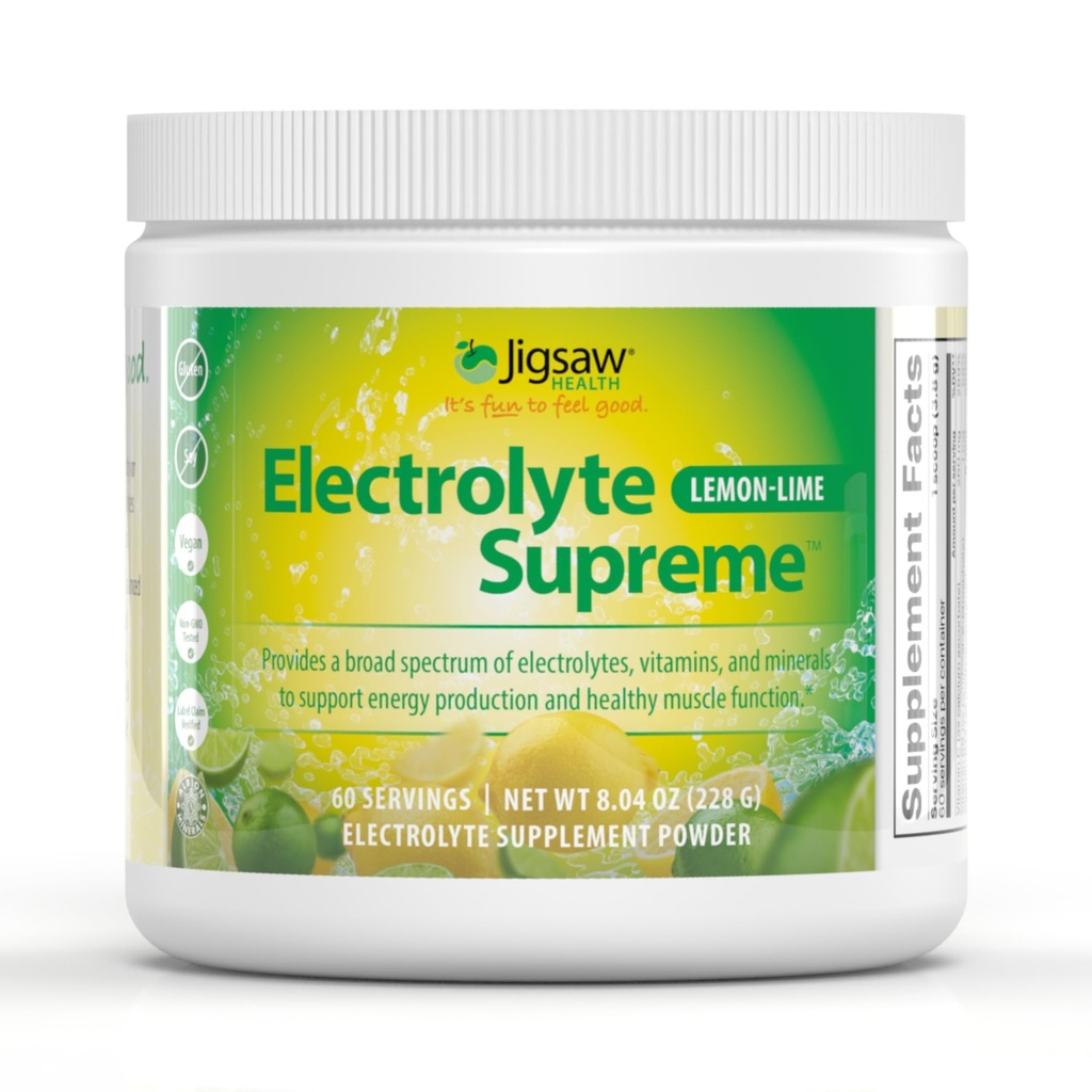 Jigsaw Health Electrolyte Højesteret124; Broad Spectrum of Electrolytes + Trace Minerals