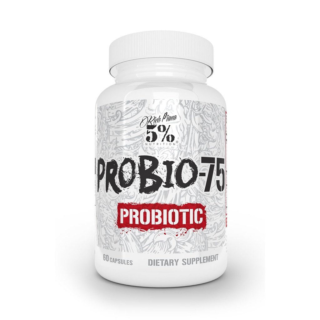 5% Nutrition Rich Piana Probio- 75 Millioner CFU 'er