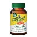MegaFood One Dagligt Multivitamin til kvinder og mænd, immunsupporttilskud med rigtige fødevarer, C-vitamin og B-vitamin, Knoglesundhed, cellular energi Metabolisme, Vegetarisk, Non- GMO, 60 tabletter