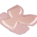 ALLEVYN Border Silicone Gel Adhesive Hydrocellular Dressing 23x23-1/5 cm Heel