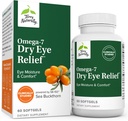 Terry naturligt Omega- 7 Tør Øje Relief - 60 Softgels - Eye Fugt & Comfort - Non-GMO, Gluten Free - 60 Servering