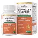 Menopause Supplements for Women, Vitamin D3 & B6, Menopause Relief Probiotics Supports Hot Flashes, Night Sweats, Bloating & Gut Health with Black Cohosh, Herbs, Collagen | 60 Veggie Caps