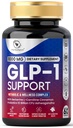 24-in-1 GLP-1 Supplement 1000 mg with Berberine, L-Carnitine, Ashwagandha | Metabolism Support for Satiety & Craving Control | Probiotics 10 Billion CFU for Gut Health & Healthy Energy – 60 Capsules