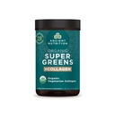 Ancient Nutrition Supergreens Powder, Organic Superfood Powder med collagen, Lavet af ægte frugter, grøntsager og urter, til fordøjelses- og energistøtte, 25 Servere, 7.5oz