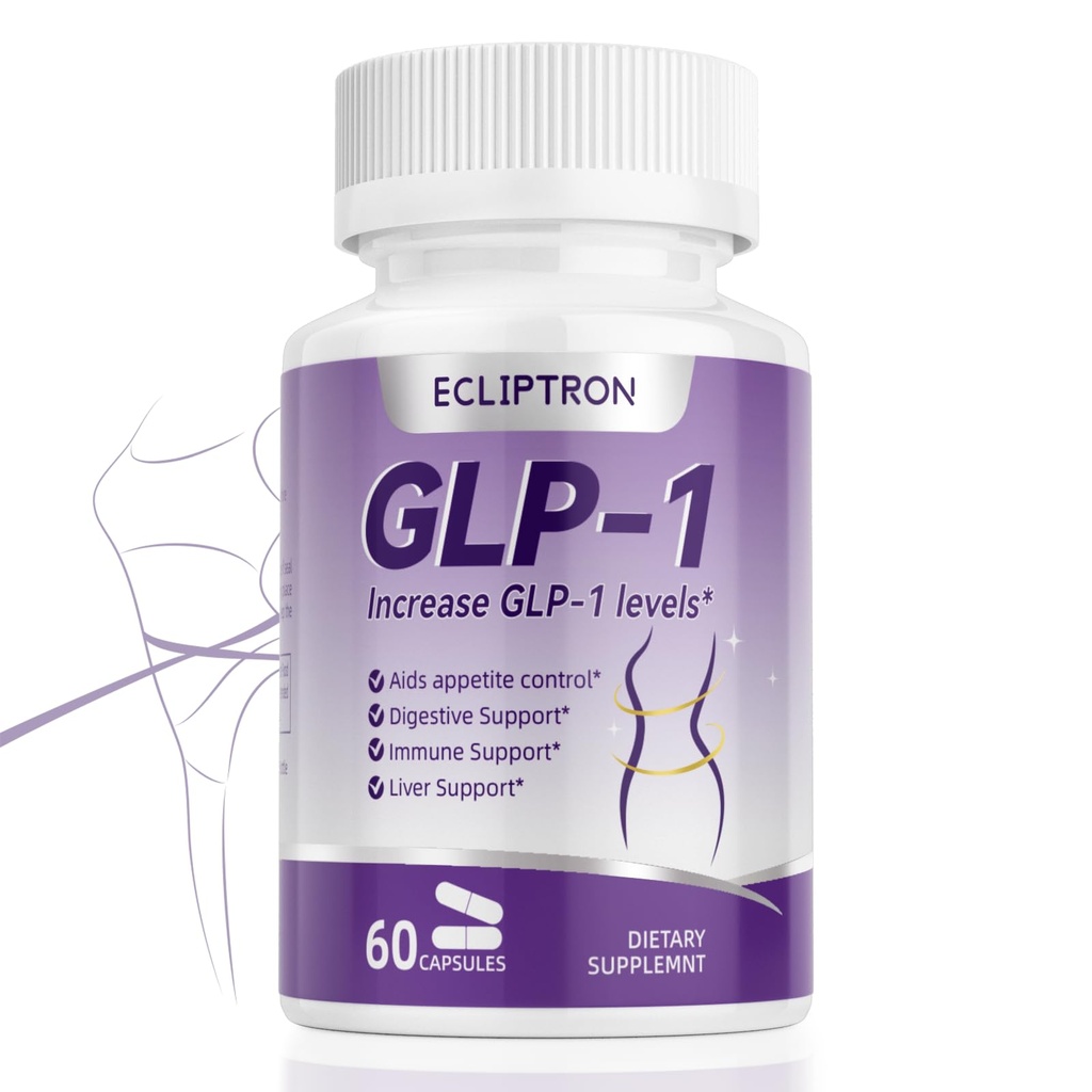GLP-1 Supplement, Natural GLP1 for Men & Women, with Akkermansia Probiotics, 60 Capsules