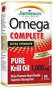 Jamieson Omega Complete ™ Pure Krill 1000 mg, 30 bløddele