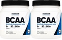 Nutricost BCAA Powder 2:1:1 (90 Servings, No Flavor Added) - Branched Chain Amino Acids (Pack of 2)