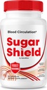 NutraRize Sugar Shield Blood Support Pills, Maksimal styrke Formel, Sukker Shield Kapsler, Natural Blood Blend Complex, Sugar Shield Anmeldelser (60 Kapsler)