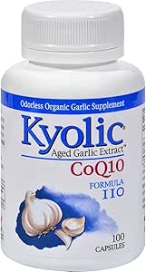 Kyolsk formel 109 Lagret hvidløg Uddrag med CoQ10 Capsule - 100 per pakning - 3 pakninger per kasse.