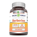 Amazing Formulas Berberine 1000mg Per Serving 120 Kapsler Supplement 124; Ikke GMO 'er