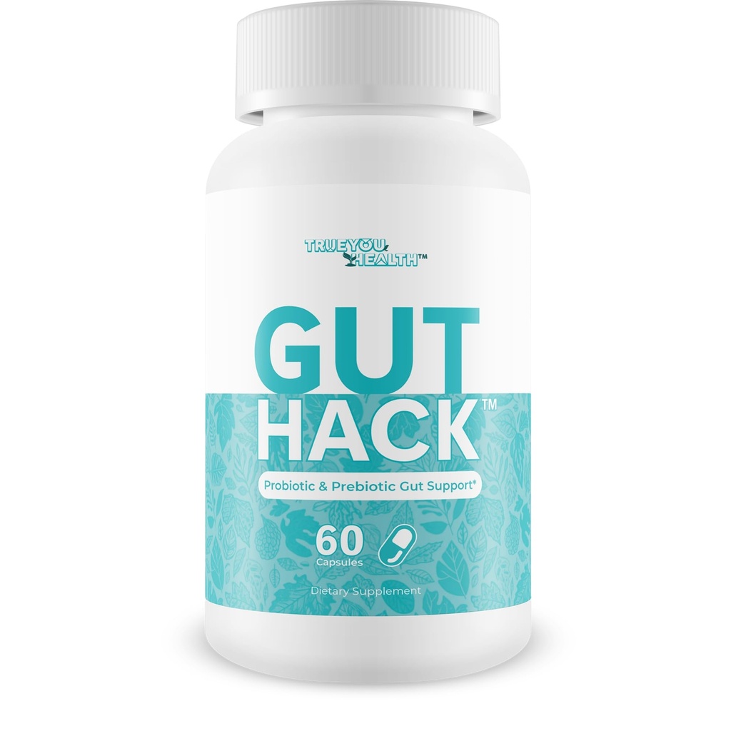 Gut Hack - Our Best Probiotics for Gut Health - Women & Men Probiotics and Prebiotics - Gut Restore Probiotic - Proprietary 11 Strain Probiotic Formula with Vitamin D & Zinc for Deep Immune Support