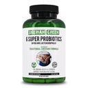 Siberian Green 6 Super Probiotics 120 Capsules - Traditional Formula Rich with Bifido & Lacto Acidophilus to Soothe Digestion, Restore Normal Flora