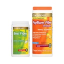 GoodSense Best Fiber (Flavor Free 62 Servings, 8.6oz) + (Natural Psyllium Fiber Orange Flavor, 72 Servings, 15oz) Powder Sugar Free (1ea) (Variety Pack)