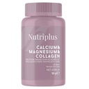 FARMASi Nutriplus Calcium & Magnesium & Collagen – Type II Collagen, 333 mg Calcium, 133 mg Magnesium | Gluten-Free, No Added Sugar - 30 Tablets