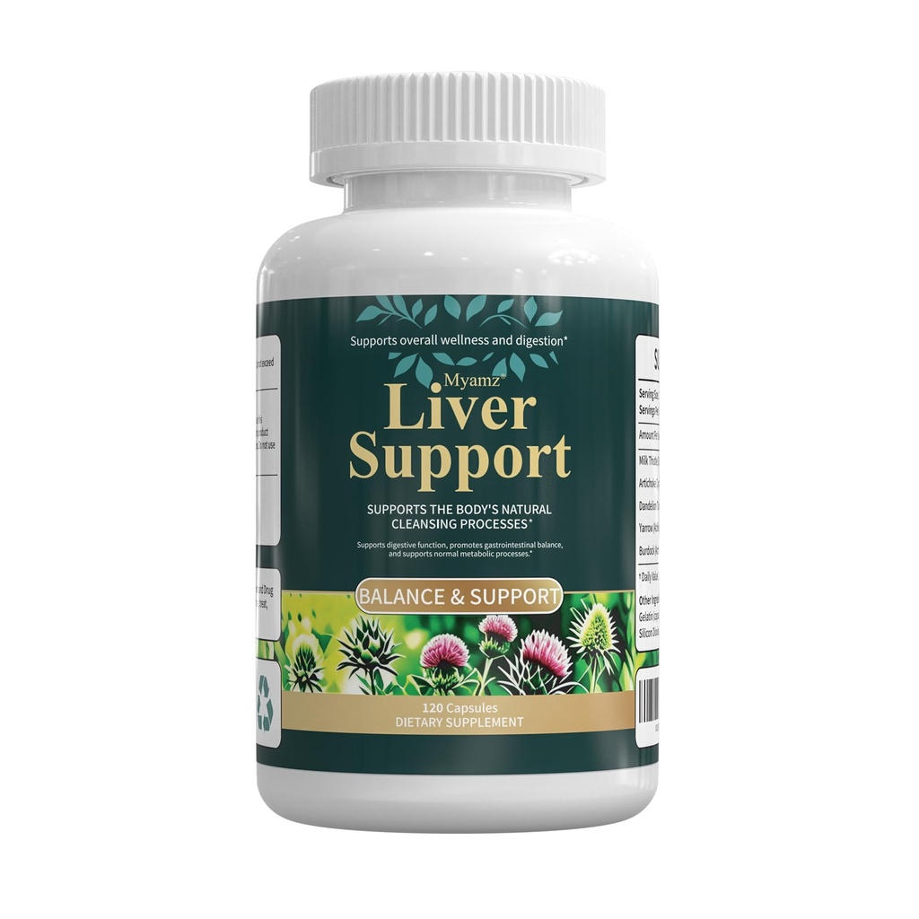 ‌Liver Protector – Liver Support Supplement with Milk Thistle, NAC & Turmeric | Helps with Digestive Comfort, Gluten-Free & Vegan Capsules (60 Count)‌