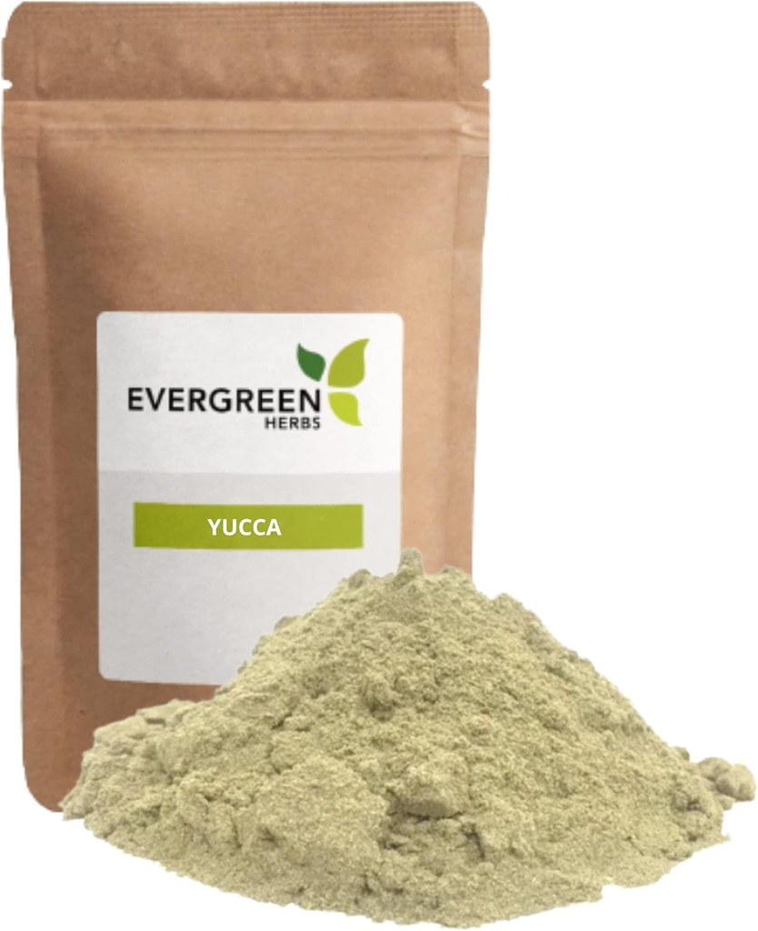 Evergreen Urter Yuca Powder - Yucca Powder - 8 oz. - Resealable Stand Up Pouch at sikre friskhed!